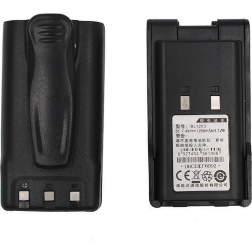 HYT BL1203 BL-1203 Rechargable Li-ion Battery 1250mAh for HYTERA HYT TC-600 TC600 Two way radio