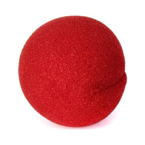 Red Circus Clown Nose - Party Costume Accessories for Red Nose Day - Pack of 2
