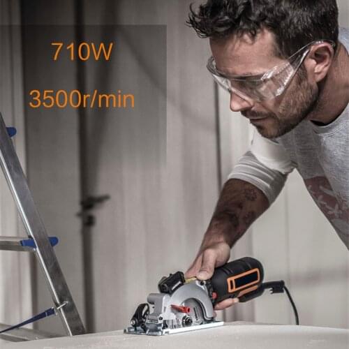 WX427 Woodworking Chainsaw Multi-function Household Electric Saw Portable Saw Power Tool Cutting Machine Circular Saw 220v 710w