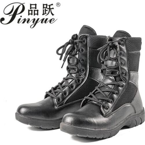 Men Military Boots Outdoor Hiking Work Casual Shoes Men Sneakers Non-slip Rubber Boots Tactical Desert Combat boots