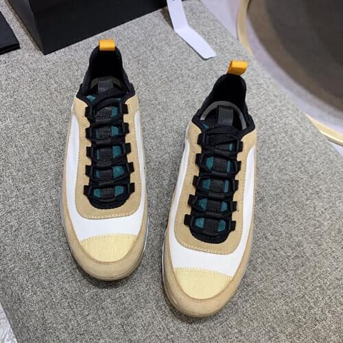 Womens Shoes New Fashion Casual Sneakers Mixed Colors Comfortable Shoes For Women Genuine Leather Lace-Up Shoes Hot Sell Shoes