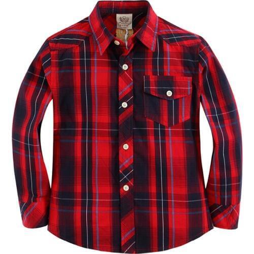 Toddler boy shirt long sleeve washed cotton 100% 151106