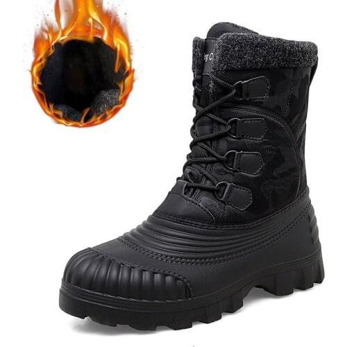 ShanYuanTianYu Mens Winter Boots