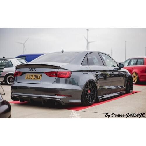 For Audi A3 Sedan Spoiler 2013 2014 2015 2016 2017 2018 2019 Wing Top Car-styling Auto Car Accessory Modified Spoilers Sport