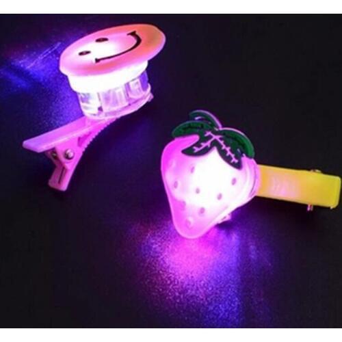 LED Glowing 100pcs/lot Glow Light Cartoon Kids Led Headwear For Birthday Party Girls Decoration Colorful Headband Children Gift