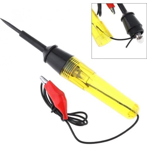 6V-24V Middle Size Voltage Circuit Tester Cars Test Volt Meter Long Probe Pen Light Bulb Automobile Maintenance Tools for Cars