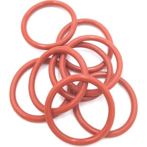 8mm Thickness Silicon Rubber O-ring Sealing OD 86mm Red Heat Resistance O Ring Seals Gaskets/Food Grade Seals no poison