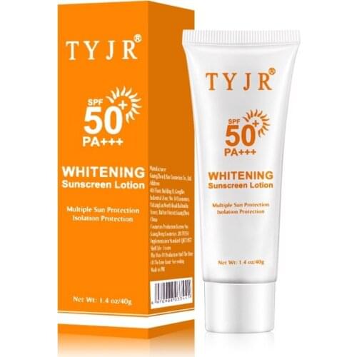 Moisturizing and non-greasy anti-wrinkle and anti-wrinkle sunscreen, 40ml, face care, SPF 50, TSLM1