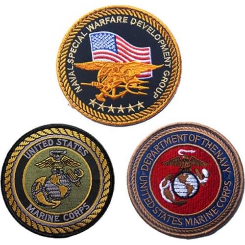 Embroidered U.S. Marines corps Patches military insignia U.S army eagle hook patches tactical for cloth jacket