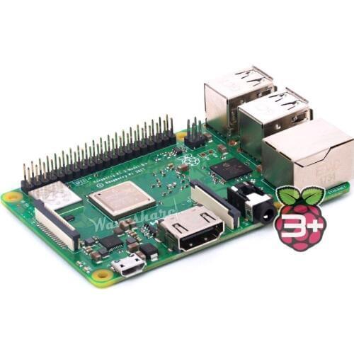 Waveshare Raspberry Pi 3 Model B+ Mini PC the Third Generation Kit 1.4GHz 64-bit quad-core ARM Cortex-A53 1G
