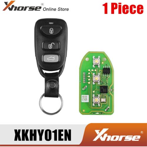 Xhorse XKHY01EN Wire Remote Key for Hyundai 3+1 Buttons English Version 1 Piece