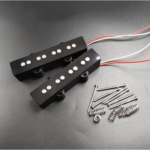 2pcs/set Open Jazz JB Bass Pickup Neck Bridge Pickup 92mm 95mm Pickup for 4 String Bass Guitarra Parts