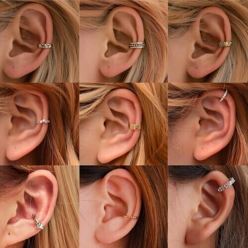 2pcs Ear Jacket, Triangle, Geometric Earring, Tiny Huggie Earring, Vintage Minimalist Ear, Gold Ear Jackets, BRIDGET EARRINGS