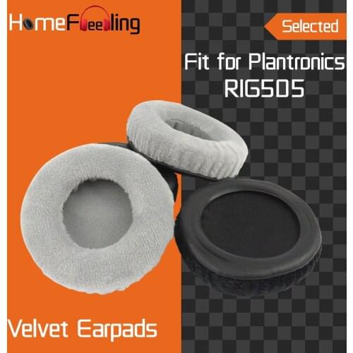 Homefeeling Earpads for Plantronics RIG505 Headphones Earpad Cushions Covers Velvet Ear Pad Replacement
