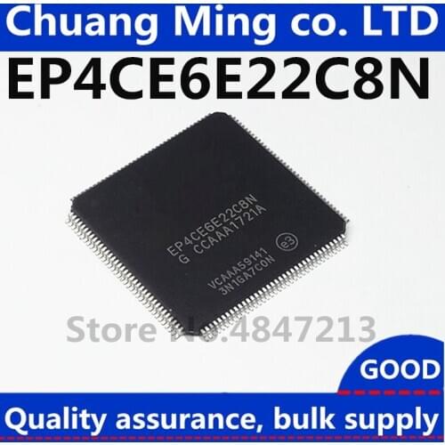 Free Shipping 2-10pcs EP4CE6E22C8N EP4CE6E22 EP4CE6 TQFP144 In Stock