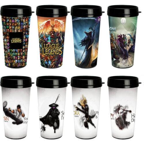 Free shiping 450ml travel mug adversing mug easy for DIY , League of Legends mug,coffee mug which can design by yourselfs