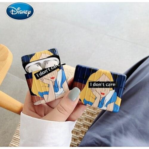 Striped suitcase cute princess Apple AirPods pro earphone protective cover 1/2/3 generation earphone Case