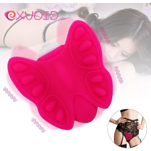 EXVOID Vibrator for Women Butterfly Wearable Vibrator Sex Toys for Woman Clitoris Stimulator Silicone G-Spot Massager Sex Shop
