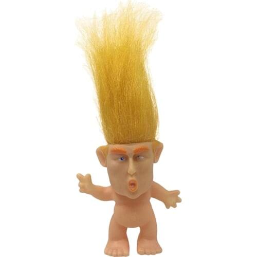 Character Fairy Vintage Style Troll Doll Figure Toys Plastic Magic Long Colors Hair Lucky Dolls for Kid Play Toy