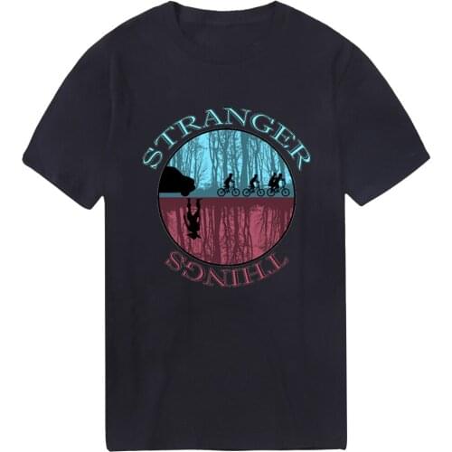 Stranger Things Summer Men T-shirt Short Sleeve Fashion New Tshirts Military Outdoor Casual Tops Tees Male Loose Homme Camiaetas