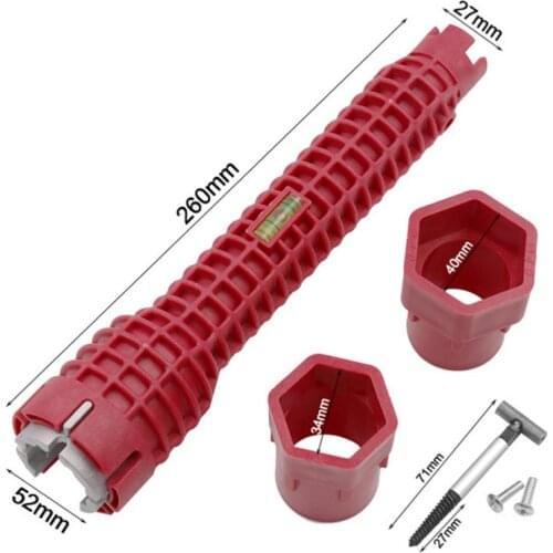 Bathroom Faucet Sink Installation and Maintenance Tools Multifunctional Water Pipe Double End Wrench Basin Bottom Pliers Sleeve