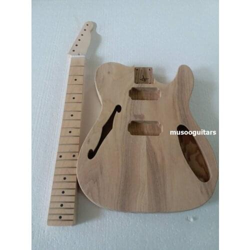 New brand project electric guitar kit with ASH body