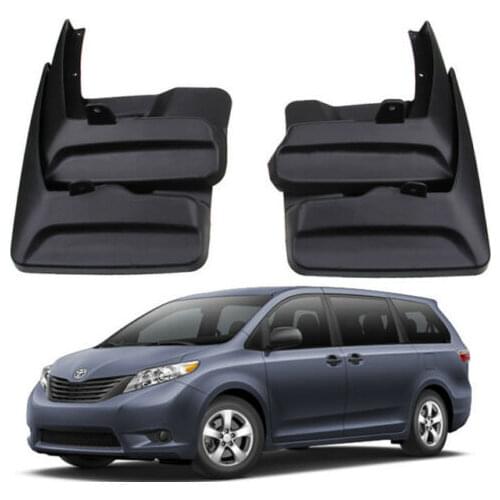 Mudguards Fender ForToyota Sienna 2011 2012 2013 2014 2015 2016 2017 Front Rear Mud Flaps Splash Guards Mud Guards Accessories