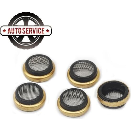 5PCS Oil Seal Ring 06H103081E Oil Filter Mesh Camshaft Mount Oil Filter Mesh Kit For VW Golf Jetta Passat Tiguan Audi A4 A5 Q5