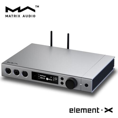 Matrix element X ES9038Pro MQA Decoder DAC Headphone earphone All in one DSD1024 Network Player Optical fiber Coaxial IIS USB