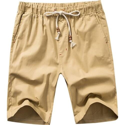 Men Stylish Wide Elastic Waist Men Sports Shorts Comfortable Training Shorts Solid Color for Exercise