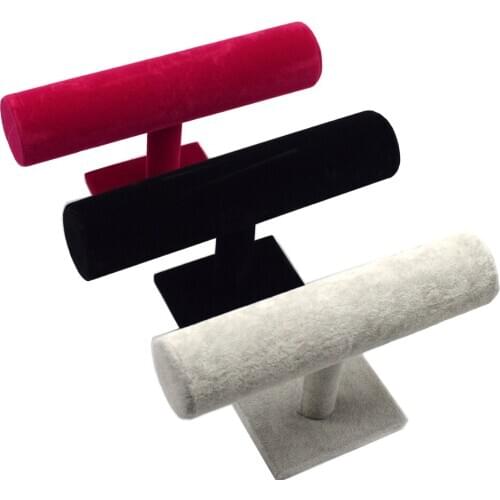 New Leather Cloth Ornaments Showing Stand Single Layer Bracelet Hair Band Showing Holder