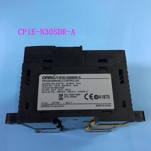 New original CP1E-N30SDR-A PLC Programming controller module tested well working CP1E N30SDR-A N30SDR AC inputs 18,outputs 12