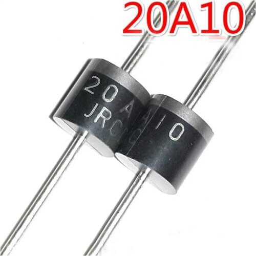 New 20A10 rectifier diode KJ direct plug r-6 power backflow prevention original diode 20A1000V 10pcs