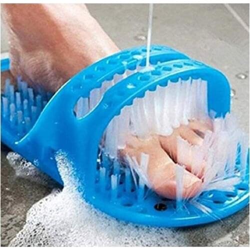 Foot Exfoliator Massage Brush Silicone Bath Massage Cushion Brush Foot Care Tool Scrubber Foot Massager