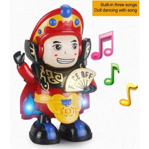 Peking Opera Face Change Doll Change Face Dancing Robot Facebook Automatic Conversion Light Music Robot Toy Toy Character