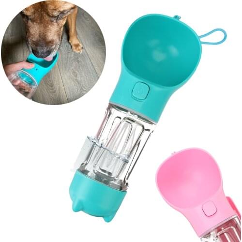 300ml Portable Pet Dog Water Bottle Pet Feeder Pet Water Dispenser Dog Bowl For Small Large Dogs Puppy Cat Drinking Outdoor