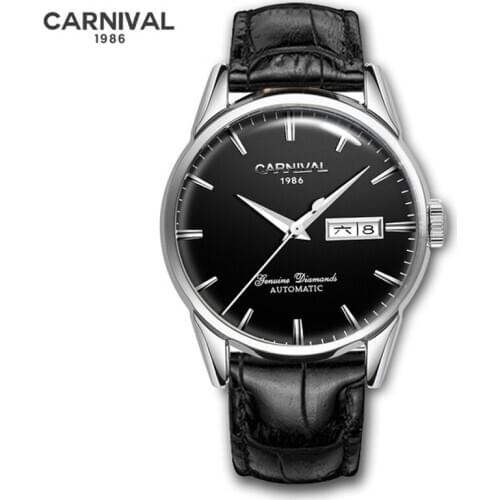 Reloj Hombre CARNIVAL Brand Mechanical Watches Men Luxury Waterproof Fashion Dress Automatic Wrist Watch 2021 Relogio Masculino