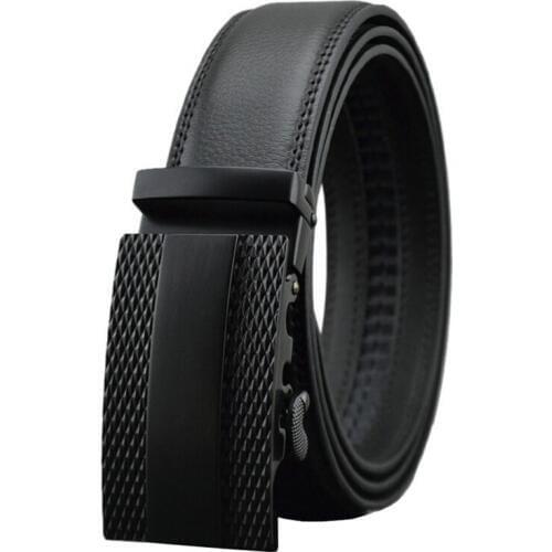 Genuine Leather Belts for Men and Women 2021 Fashion Automatic Buckle High Quality Luxury Cowskin Waistband