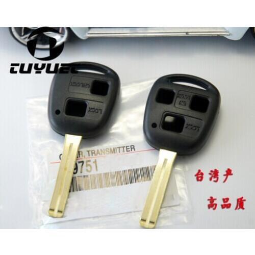 Replacement Remote Key Shell for Lexus 40MM Short with T Shape Key Blade FOB Car Key Blanks