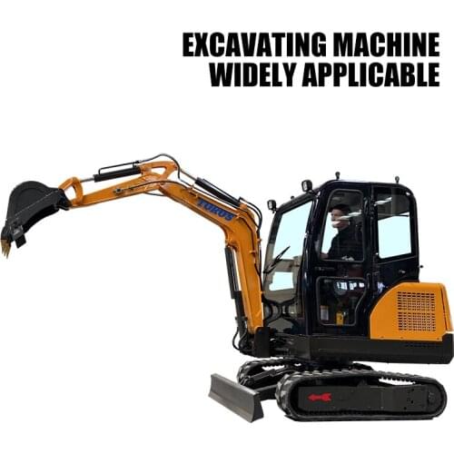 TE-20 Mini Bagger 2 Ton Micro Bagger Mini Digger Excavator Farming Machinery Small Excavator Earth Digger for Sale