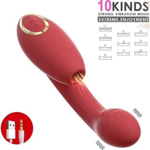 10 Speeds Sucking Vibrator Heating Sex Toys For Woman USB Charging G-Spot Vagina Massage Clitoris Stimulator Pussy Vibrator