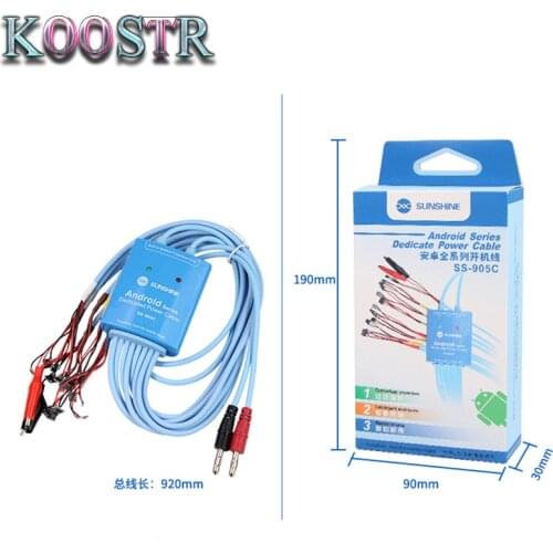 SS-905C Android series dedicate power line for samsung huawei vivo xiaomi supply control test cable Battery power supply line