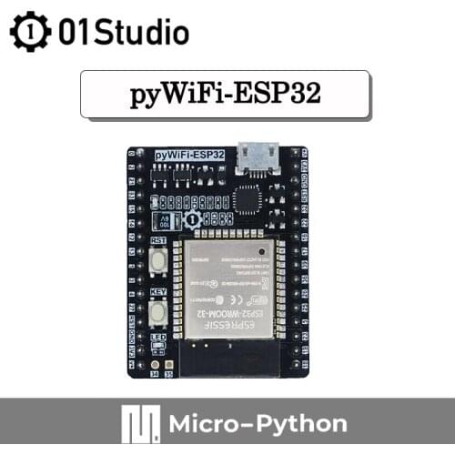 01Studio pyWiFi- ESP32 Development Demo Embedded Board MicroPython WiFi IOT pyBoard Programming Wirelss