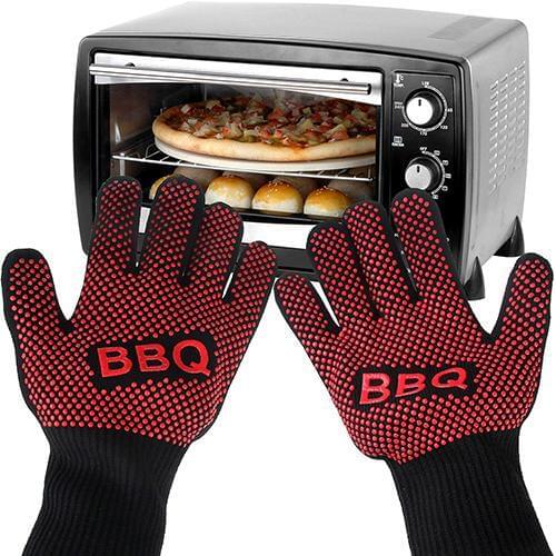 1 Pc Kitchen Heat Resistant Microwave BBQ Glove Pot Holder Baking Cooking Mitt