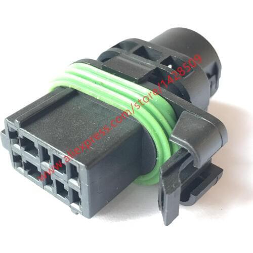 5 Sets FCI 6 Pin Waterproof Car Electrical Auto Connector 211PC063S0003 Female Housing Black Plug 211 PC063S0003