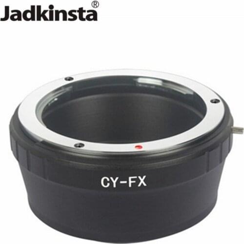 Jadkinsta Lens Adapter CY-FX for Contax Yashica CY C/Y Lens to for Fujifilm Fuji X-Pro1 XPro1 X Pro 1 FX Mount Camera Converter