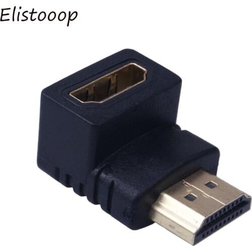 HDMI-Compatible Adapter 90 Degree Angle Male to Female HDMI-Compatible Converter for 1080P HDTV Cable Adaptor Converter Extender