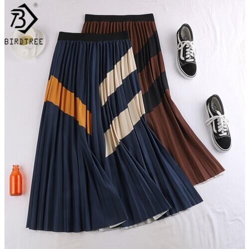 BIRDTREE TB Women's Pleated Skirts