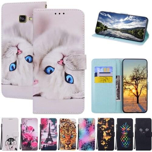 For Fundas Samsung Galaxy A5 2017 Case Samsung A5 2016 Soft Silicone Wallet Flip Case For Samsung A510F A520F Leather Phone Case