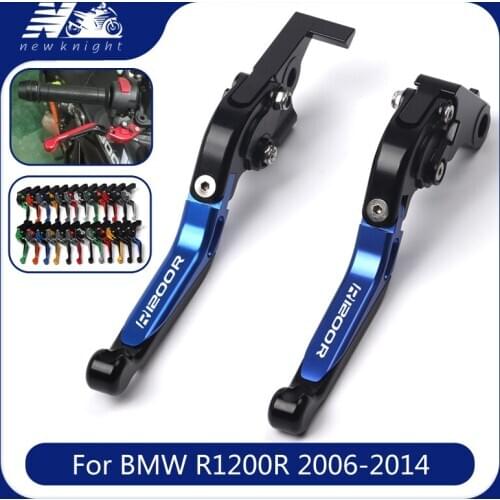 For BMW R1200R 2006-2012 2013 2014 Motorcycle Accessories 20 colors CNC Adjustable Folding Extendable Brake Clutch Levers